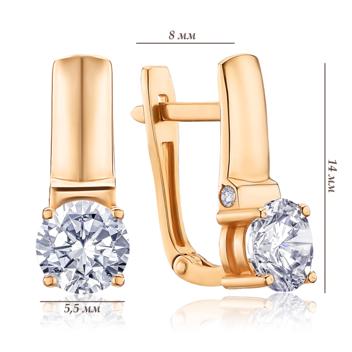 Золоті сережки. Артикул S213301-E/01/1