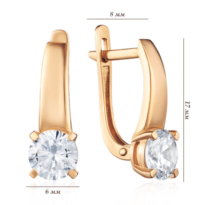 Золотые серьги. Артикул S213391-E/01/1