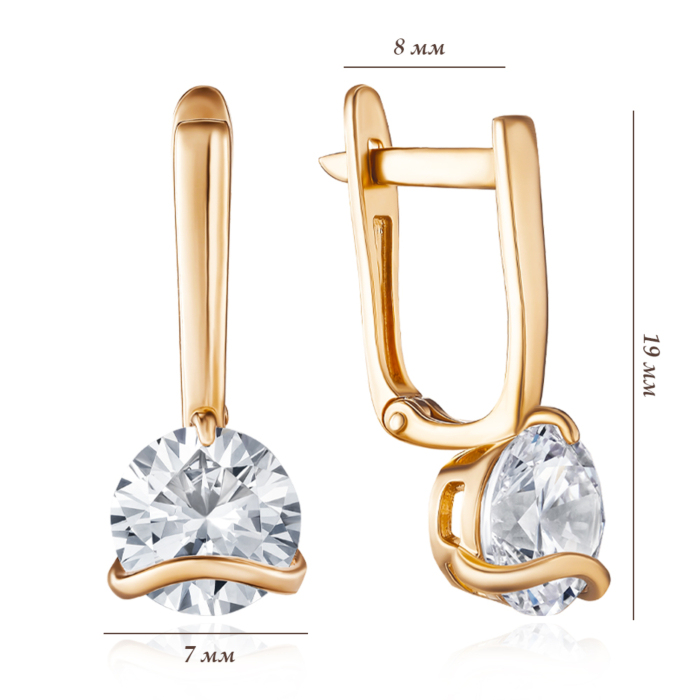 Золоті сережки. Артикул S213601-E/01/1