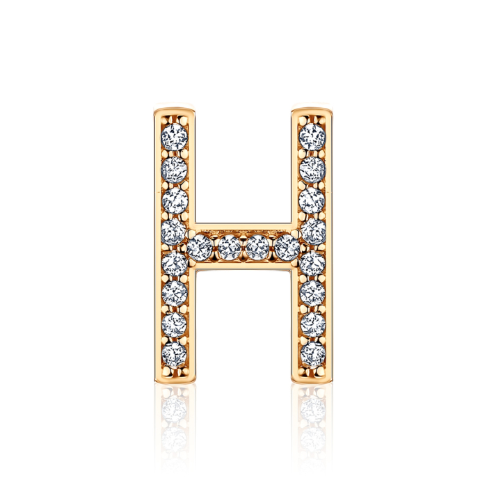 Золота підвіска з фіанітами. Артикул S310271Н-P/01/1