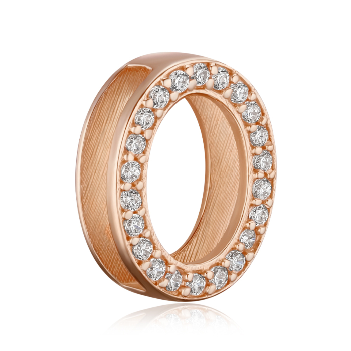 Золота підвіска з фіанітами. Артикул S310301О-P/01/1