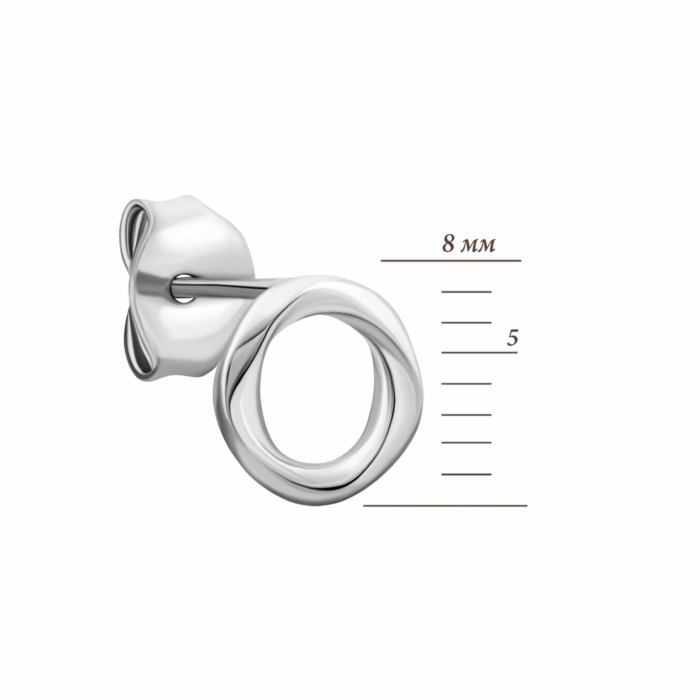 Срібні пусети. Артикул UG5SE00118