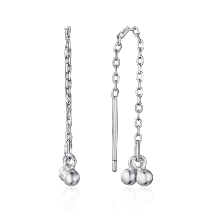 Серебряные серьги. Артикул SE00297-E/12