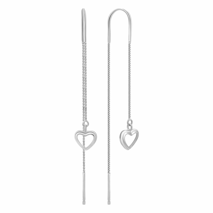 Срібні сережки-протяжки. Артикул UG5SE00336