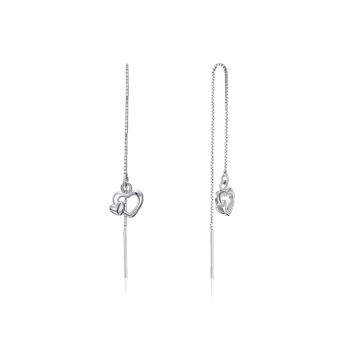 Серебряные серьги-протяжки. Артикул SE00339-E/12