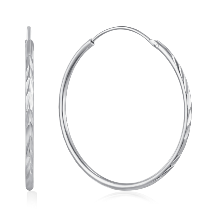 Срібні сережки. Артикул SE00628-E/12