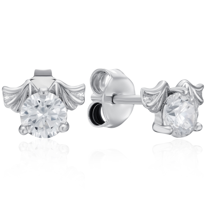 Серебряные серьги с фианитом. Артикул SE01457-E/12/1