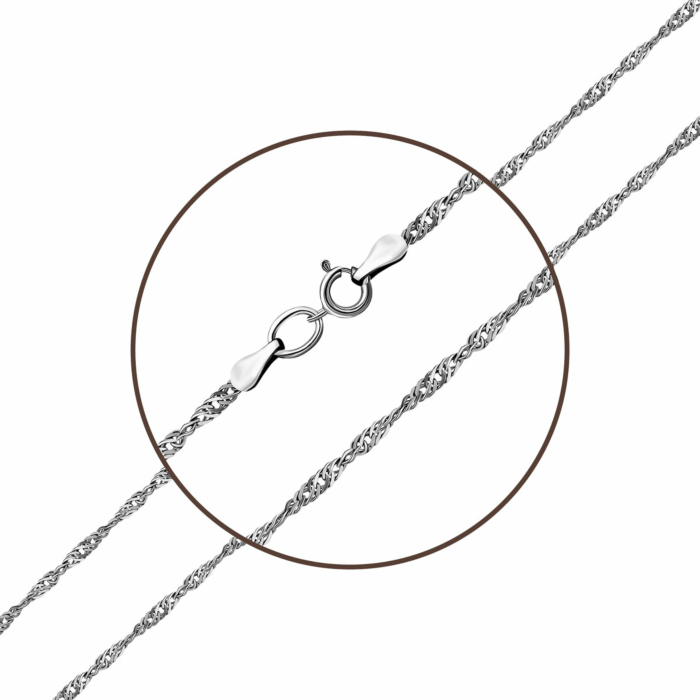 Серебряная цепочка.Артикул UG560134146с