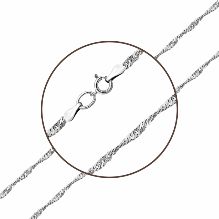 Срібний ланцюжок.Артикул UG560134207с