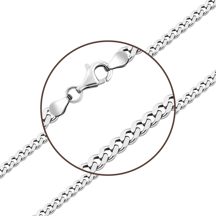 Срібний ланцюжок.Артикул UG5П-120