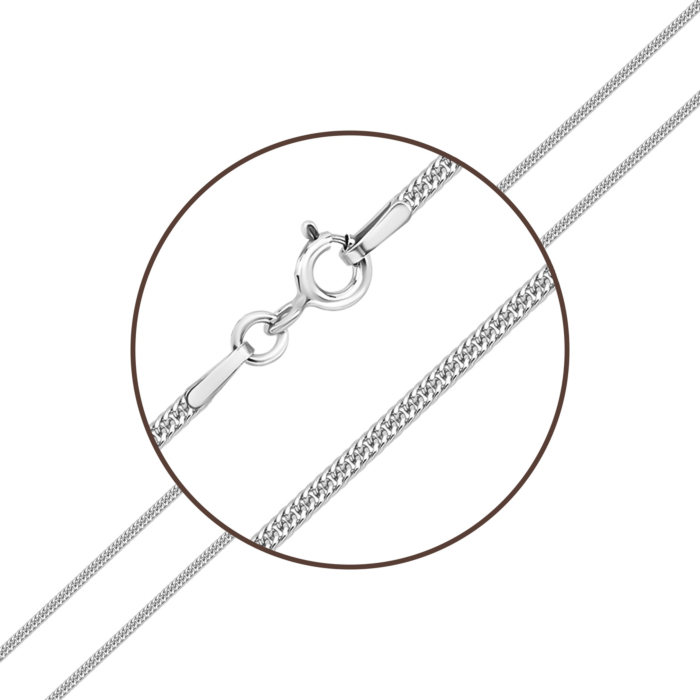 Срібний ланцюжок. Артикул UG5DPD 35 Rod V