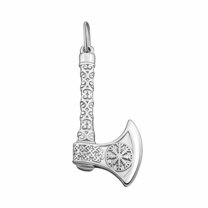 Срібна підвіска Сокира Перуна.Артикул UG5899/род