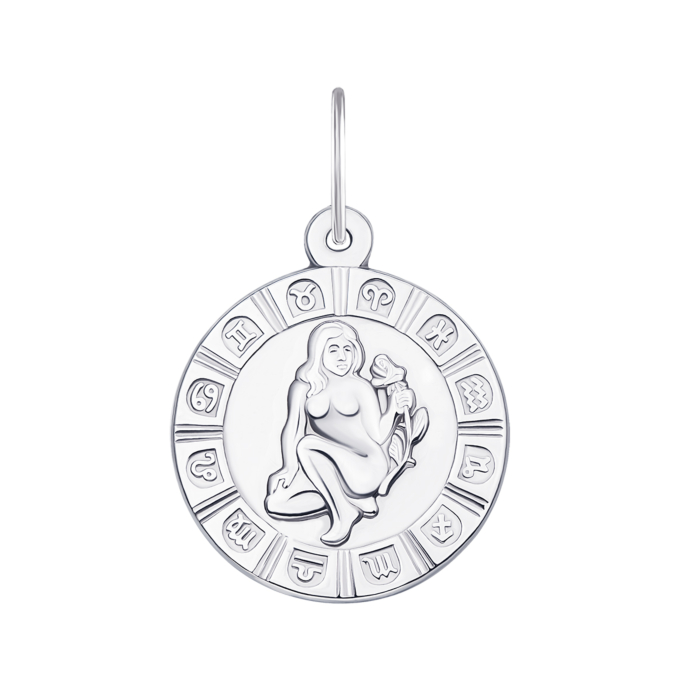 Серебряная подвеска «Дева» (с30503/дв)