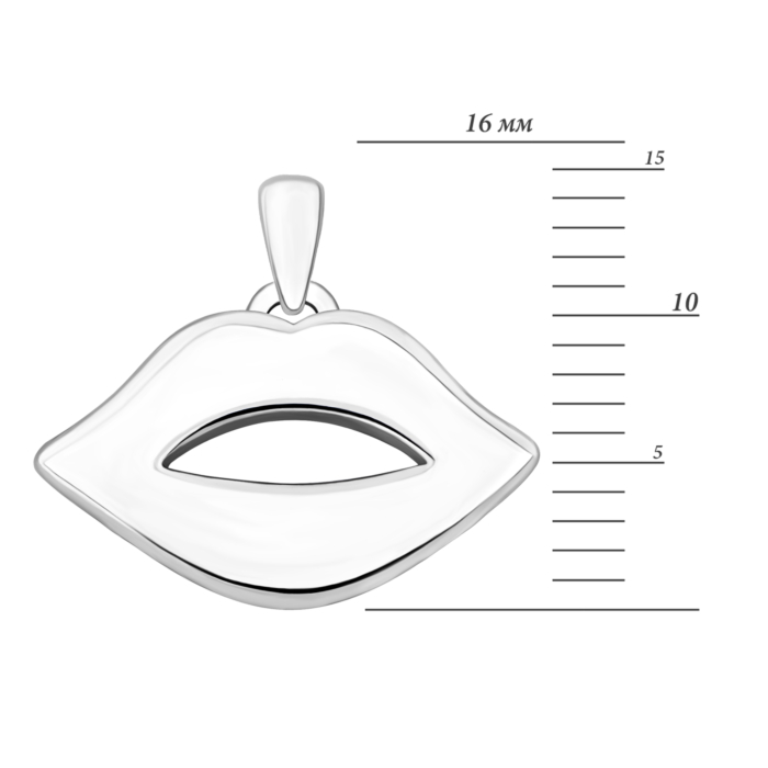 Срібна підвіска.Артикул UG5EP00101