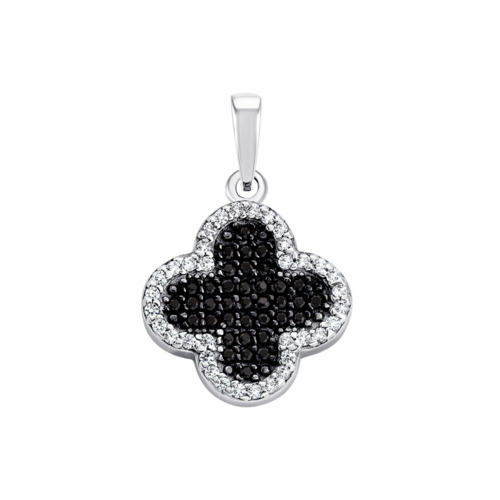 Срібна підвіска з фіанітами. Артикул UG530594chb