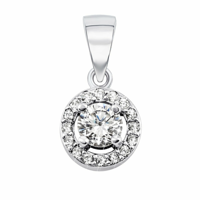 Срібна підвіска з фіанітами. Артикул UG5PSS0279p-8