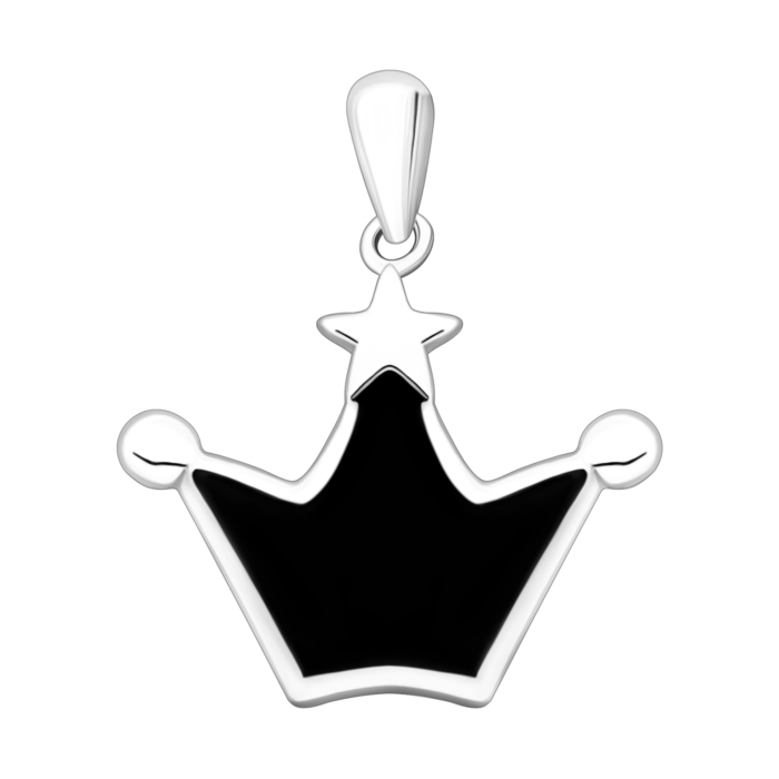 Срібна підвіска з емаллю.Артикул UG5PE40496