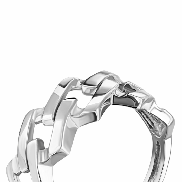 Срібна каблучка.Артикул UG51155Rh