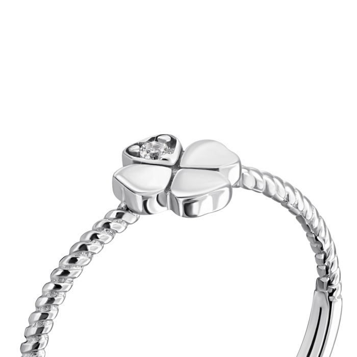 Серебряное кольцо с фианитом.Артикул UG5ЛК-0305р