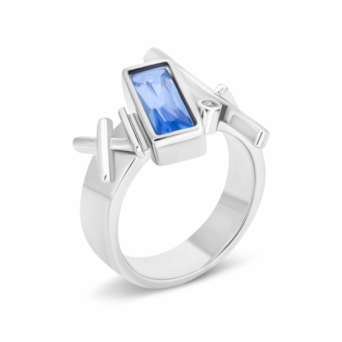 Срібна каблучка.Артикул UG5R29768-BW