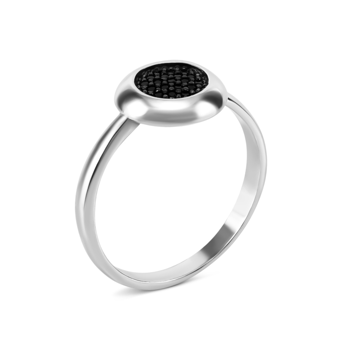 Серебряное кольцо с фианитами. Артикул UG5714К(Ф2).Rh