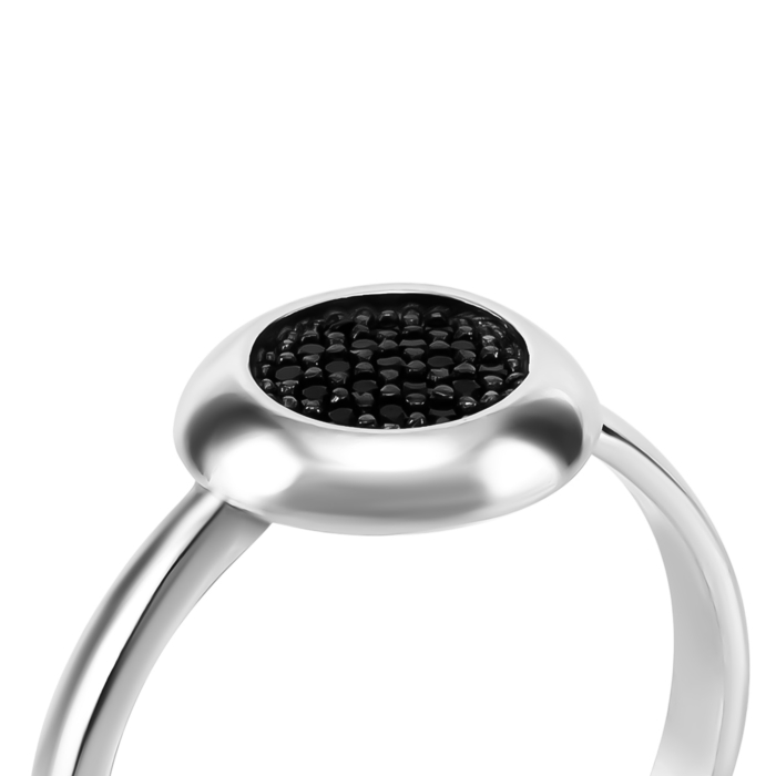 Серебряное кольцо с фианитами. Артикул UG5714К(Ф2).Rh