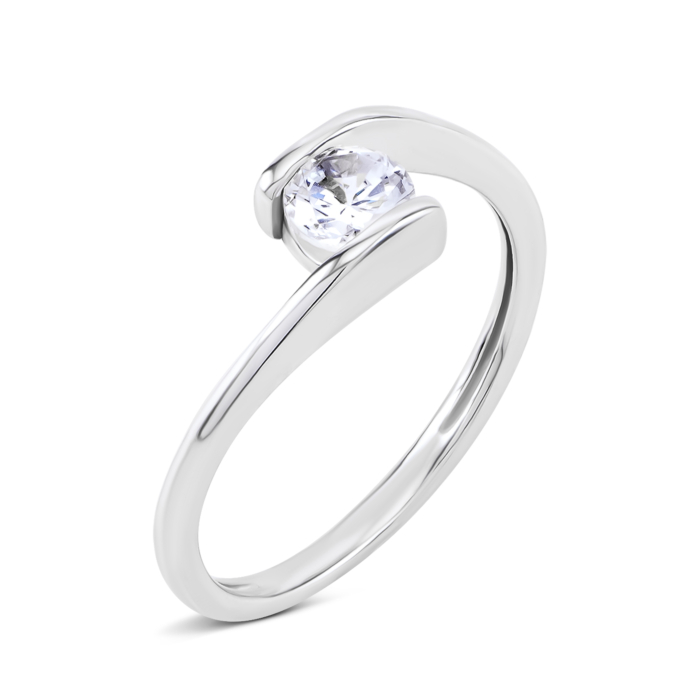 Серебряное кольцо с фианитом. Артикул UG5SZDR00593