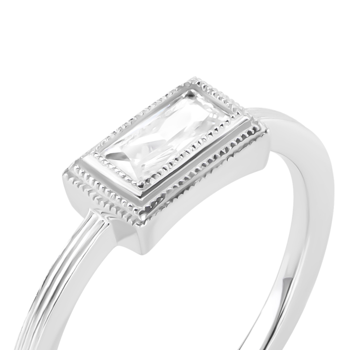 Срібна каблучка з фіанітом. Артикул UG5SZDR36615