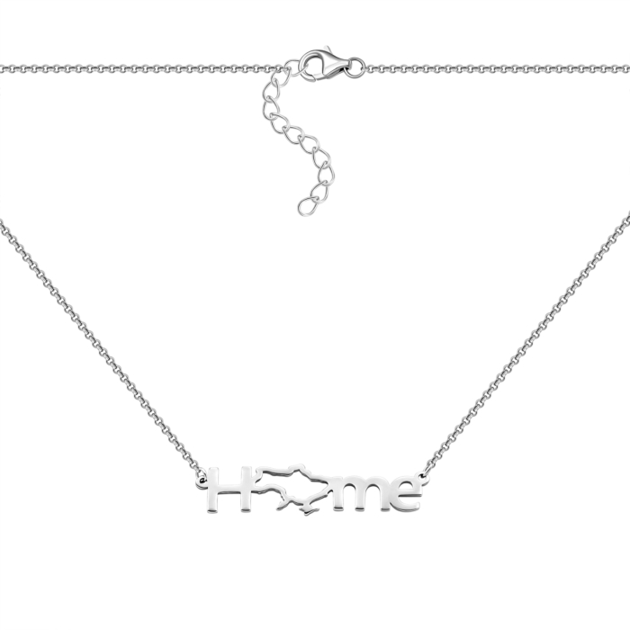 Серебряное колье.Артикул UG51424Кол.Rh