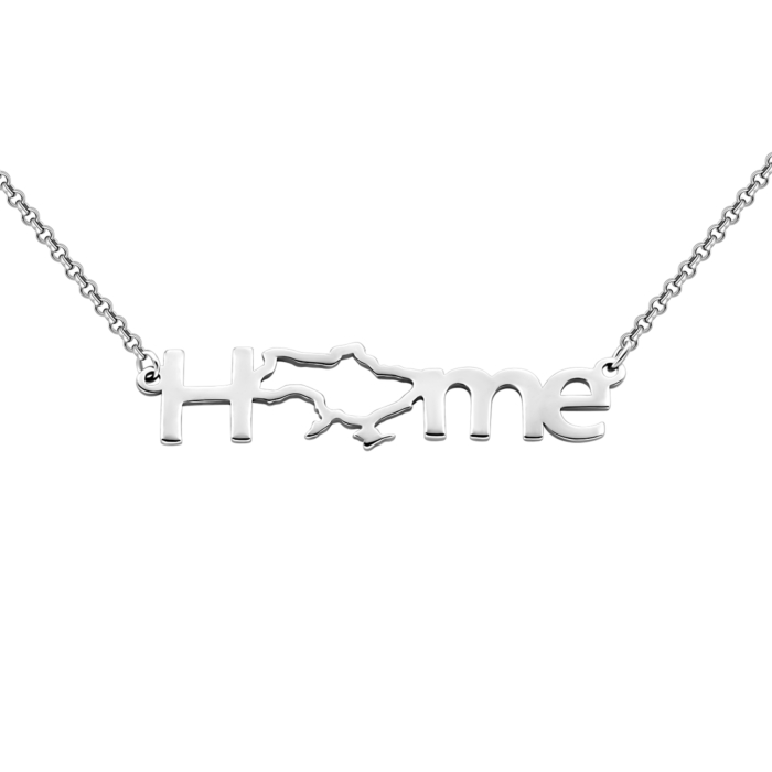 Серебряное колье.Артикул UG51424Кол.Rh