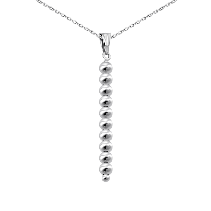 Срібне кольє.Артикул UG53BMN-01718-1
