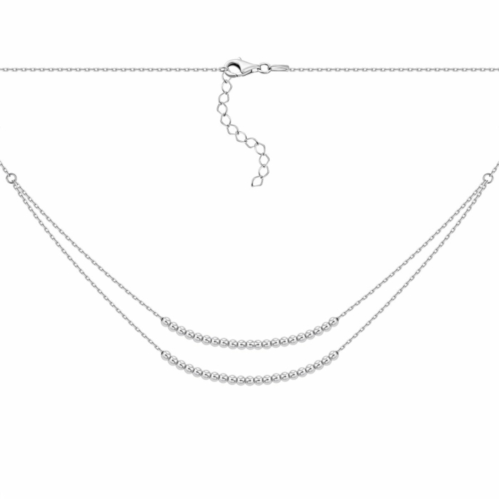 Срібне кольє. Артикул UG53BN-01541-1