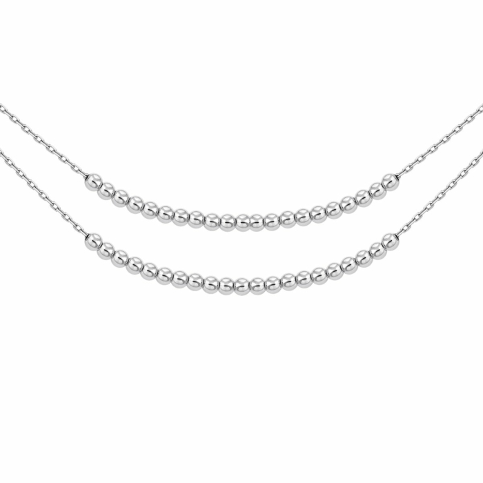 Срібне кольє. Артикул UG53BN-01541-1