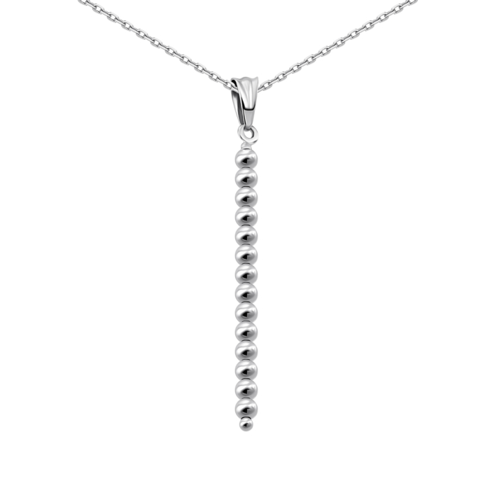 Срібне кольє.Артикул UG53BMN-01719-1
