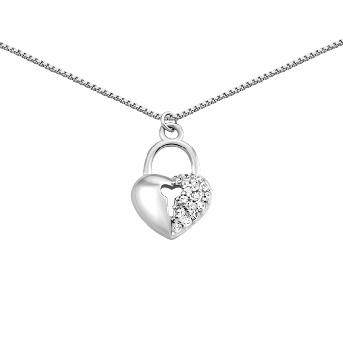 Серебряное колье с фианитами.Артикул UG55D13981