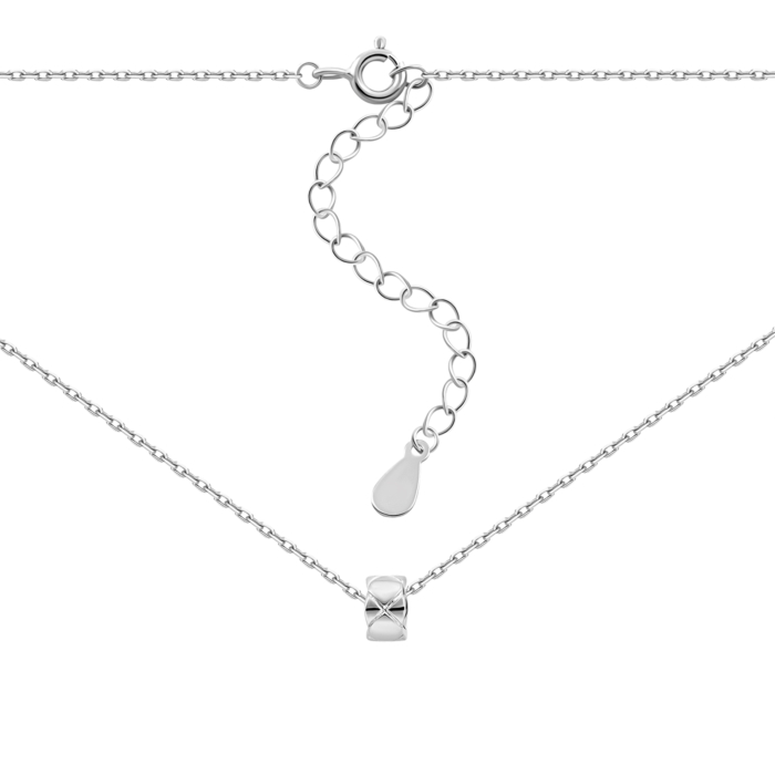 Срібне кольє. Артикул UG57D16223