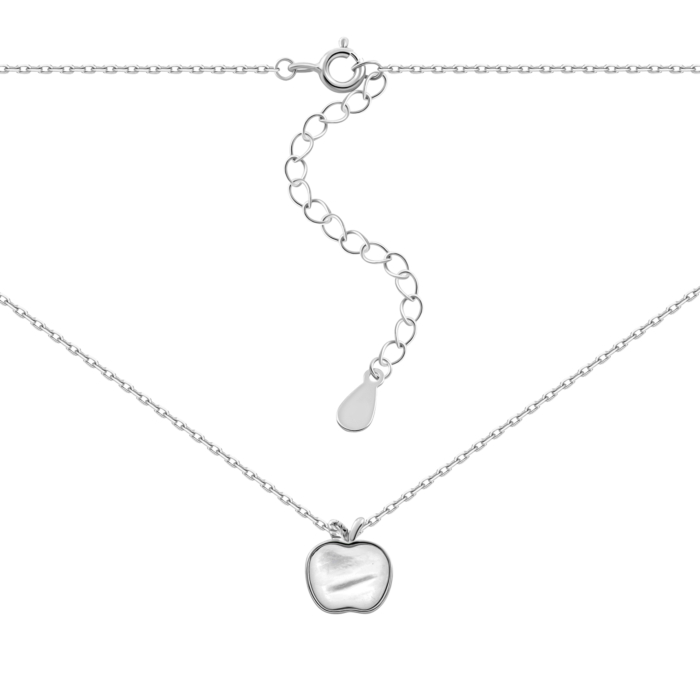 Срібне кольє з перламутром.Артикул UG5N001592