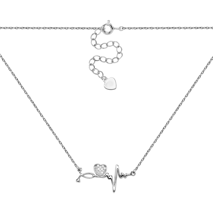 Серебряное колье с фианитами. Артикул UG5C00046