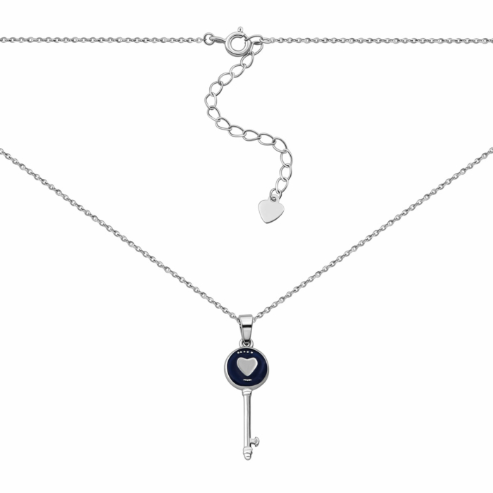 Серебряное колье с эмалью.Артикул UG5SN00365