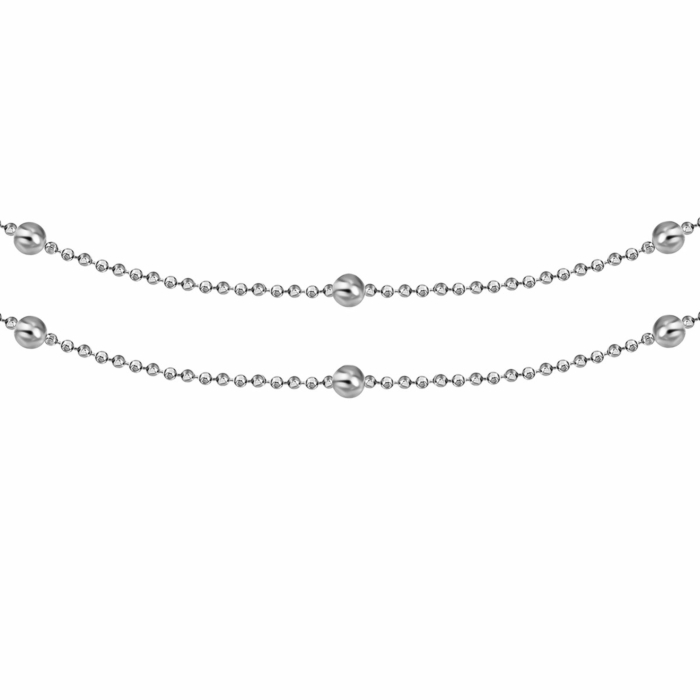 Серебряное колье.Артикул UG5SZDX00733