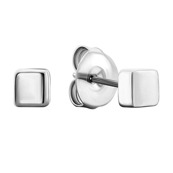 Серебряные пуссеты.Артикул UG51EA105680