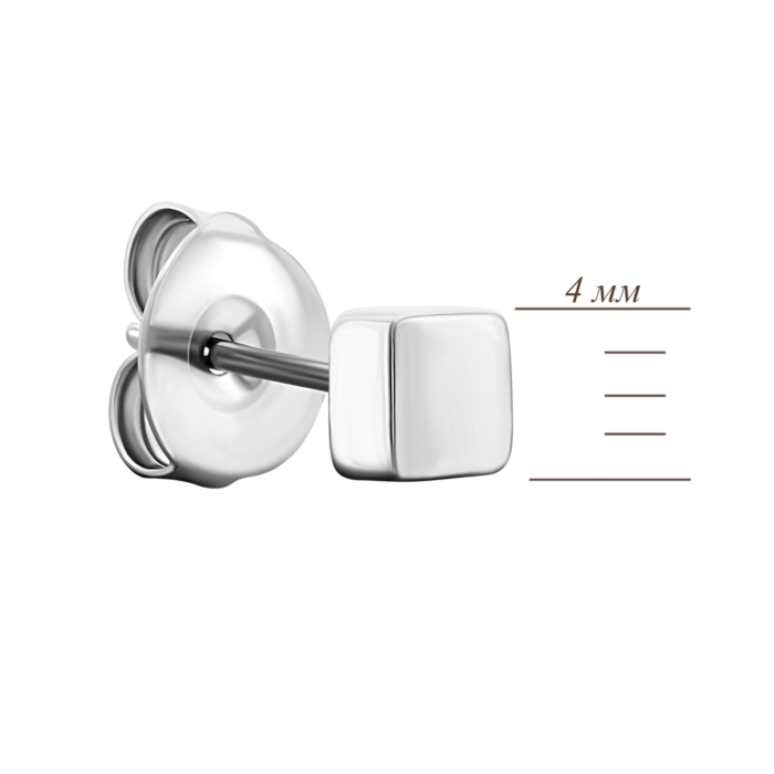 Серебряные пуссеты.Артикул UG51EA105680