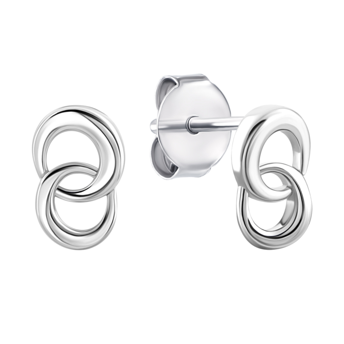 Серебряные пуссеты.Артикул UG51EA82205