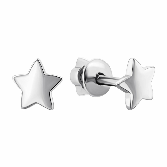 Серебряные пуссеты. Артикул UG582799