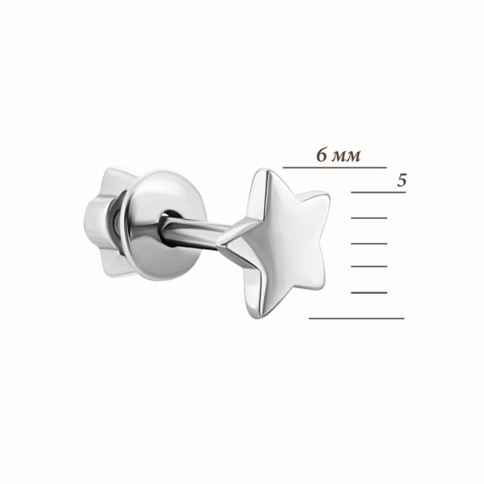 Серебряные пуссеты. Артикул UG582799