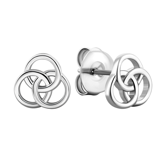 Серебряные пуссеты.Артикул UG51EA102625