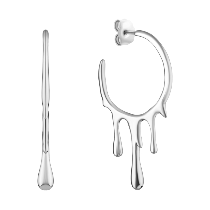 Срібні пусети.Артикул UG5E38075-W