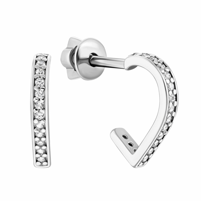 Срібні сережки-пусети.Артикул UG582582б