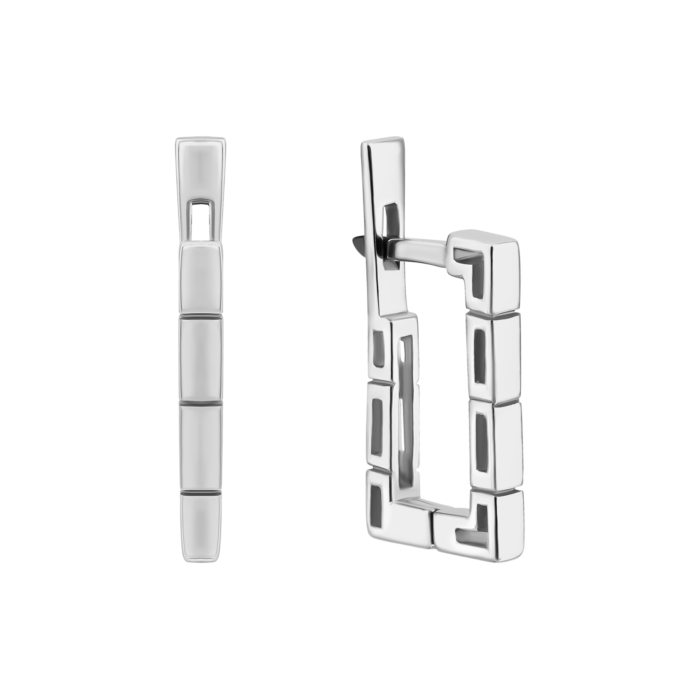 Серебряные серьги.Артикул UG51246Rh