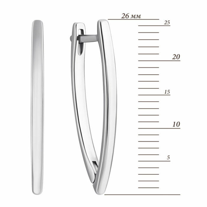 Срібні сережки.Артикул UG5920192